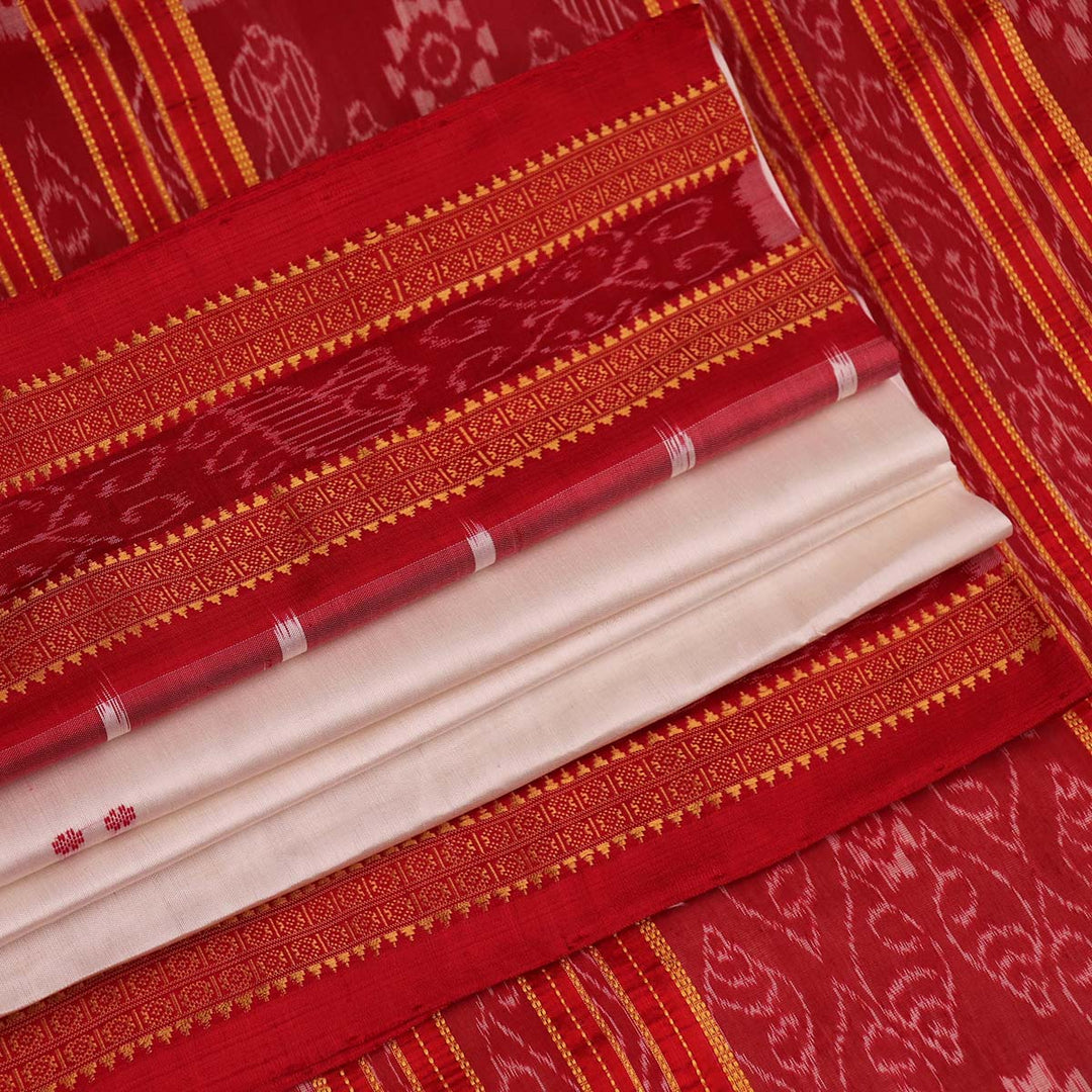 Sambalpuri Handloom Silk Saree - Luxurious Pata