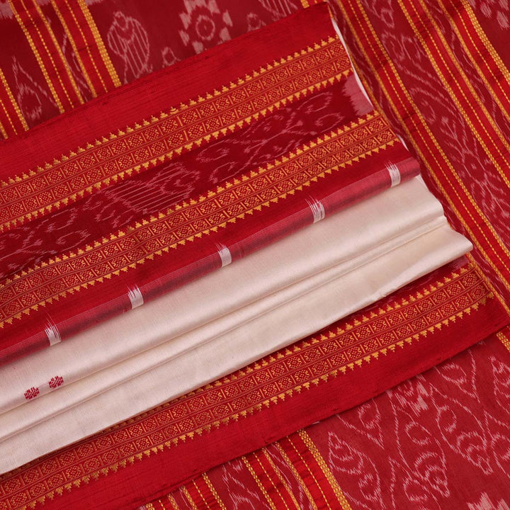 Sambalpuri Handloom Silk Saree - Luxurious Pata