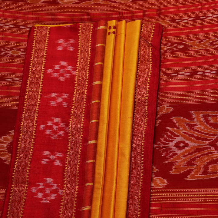 Sambalpuri Handloom Silk Saree - Luxurious Pata