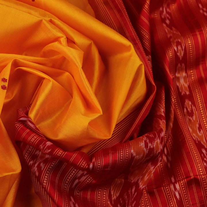 Sambalpuri Handloom Silk Saree - Luxurious Pata