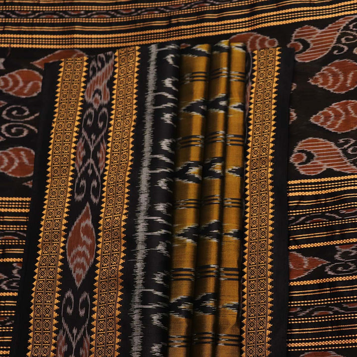 Sambalpuri Handloom Silk Saree - Luxurious Pata