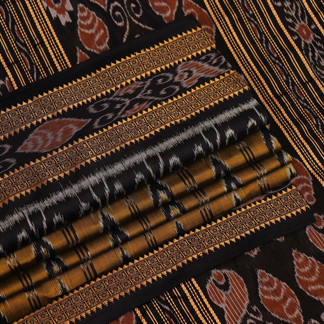 Sambalpuri Handloom Silk Saree - Luxurious Pata