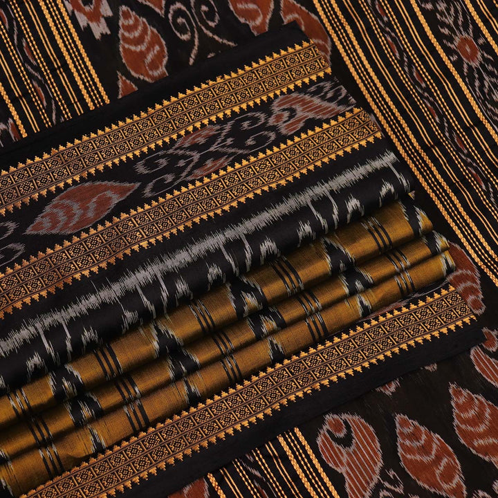 Sambalpuri Handloom Silk Saree - Luxurious Pata