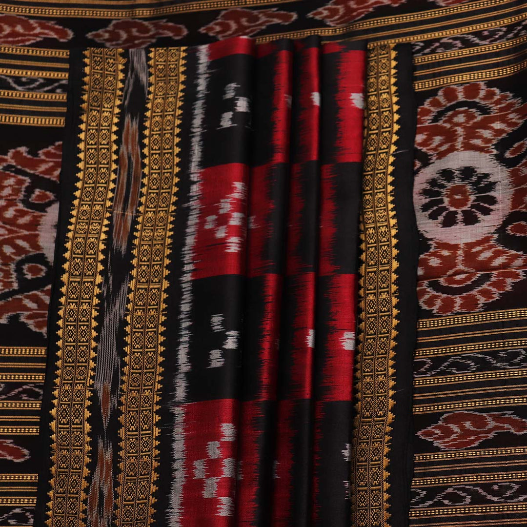 Sambalpuri Handloom Silk Saree - Luxurious Pata