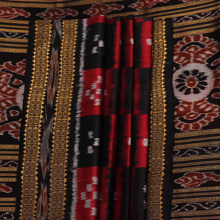 Sambalpuri Handloom Silk Saree - Luxurious Pata