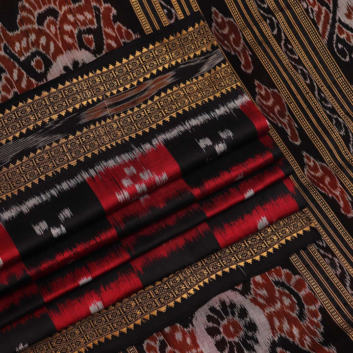 Sambalpuri Handloom Silk Saree - Luxurious Pata
