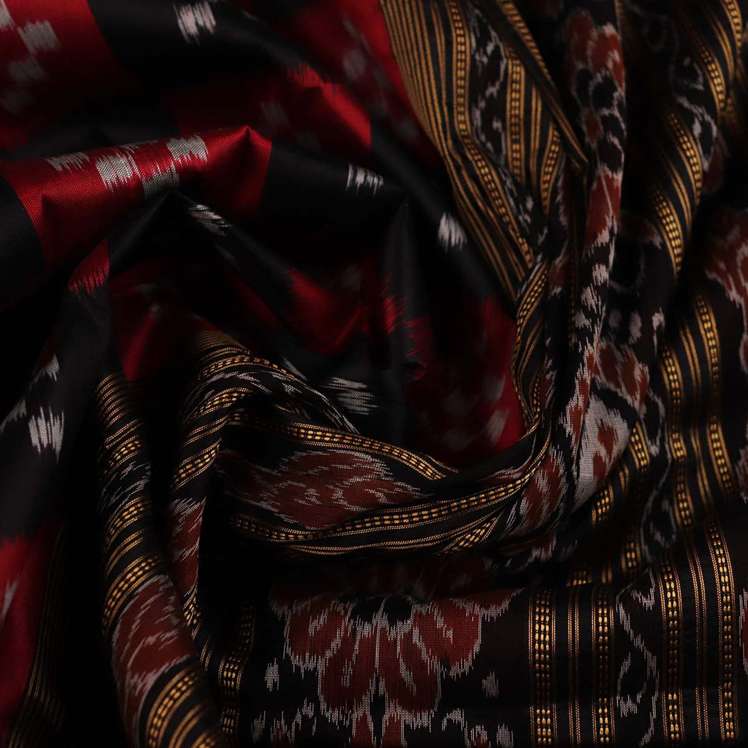 Sambalpuri Handloom Silk Saree - Luxurious Pata
