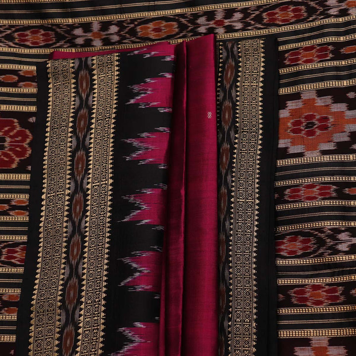 Sambalpuri Handloom Silk Saree - Luxurious Pata