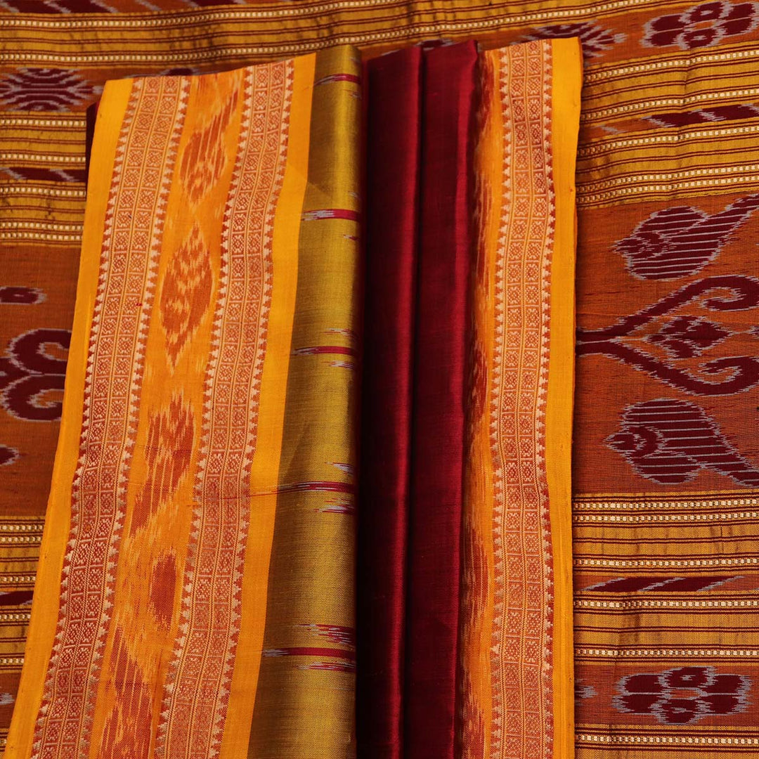 Sambalpuri Handloom Silk Saree - Luxurious Pata