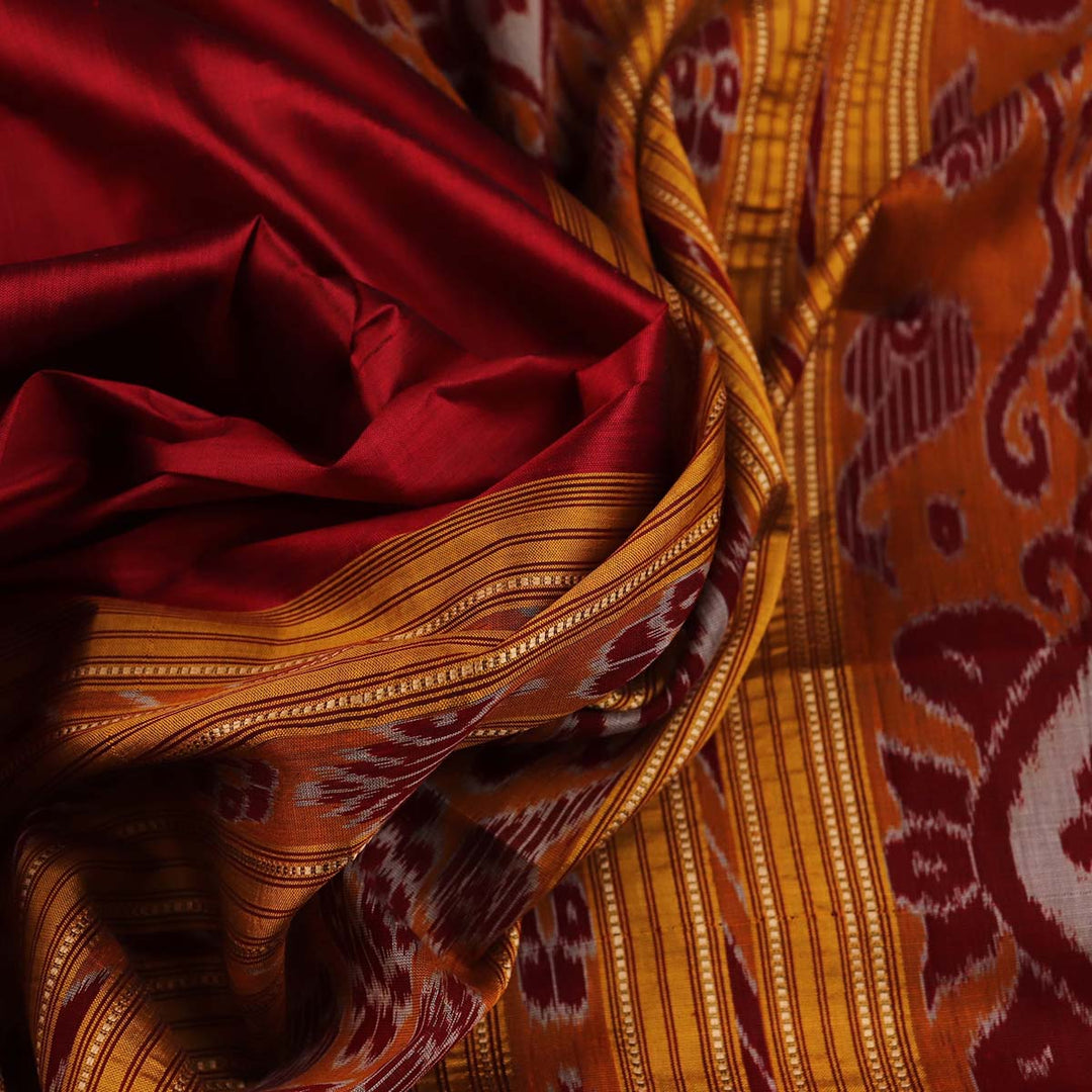 Sambalpuri Handloom Silk Saree - Luxurious Pata