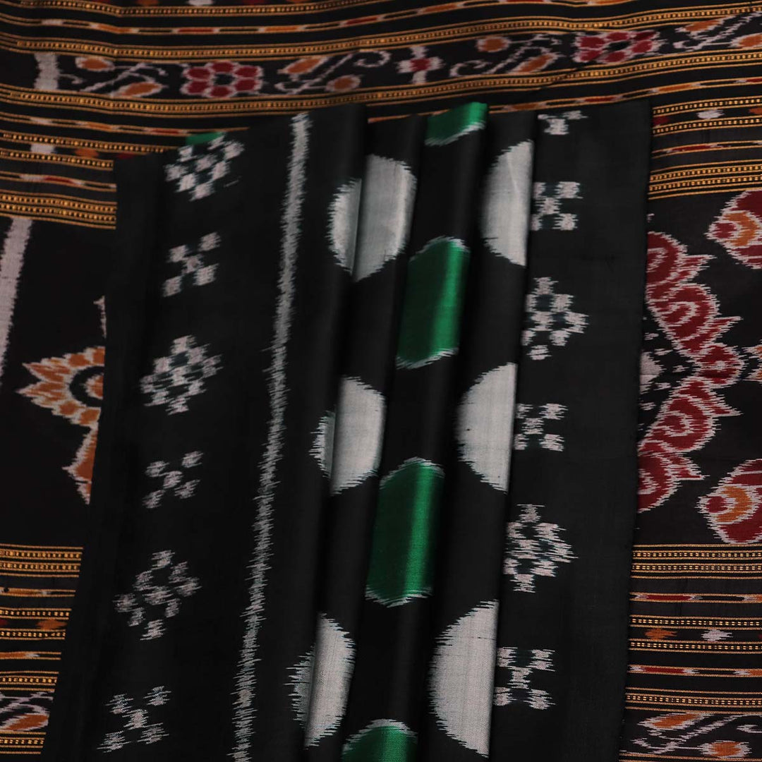 Sambalpuri Handloom Silk Saree - Luxurious Pata