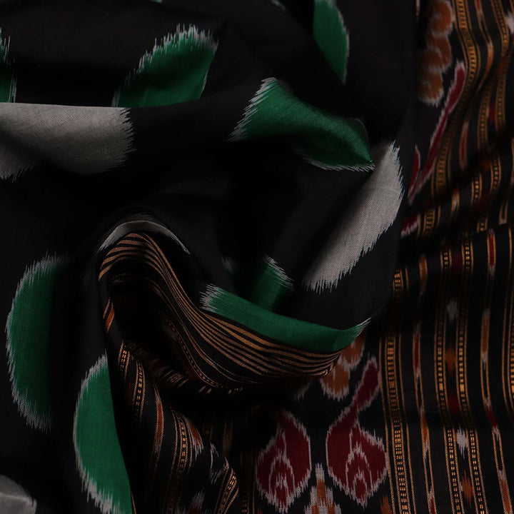 Sambalpuri Handloom Silk Saree - Luxurious Pata