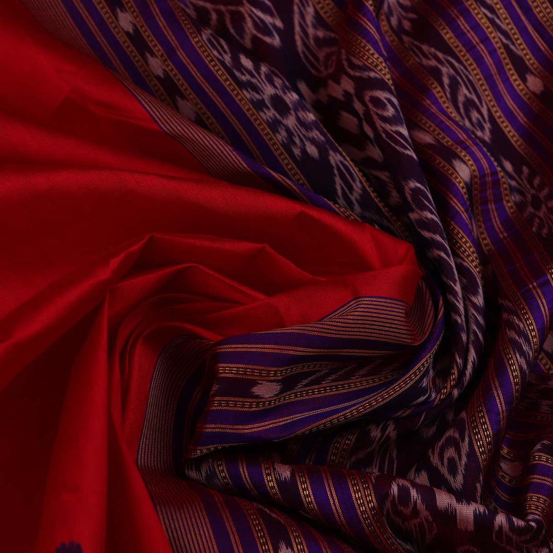 Sambalpuri Handloom Silk Saree - Luxurious Pata