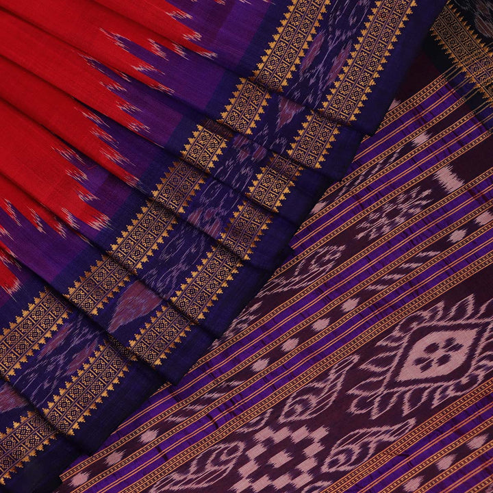 Sambalpuri Handloom Silk Saree - Luxurious Pata