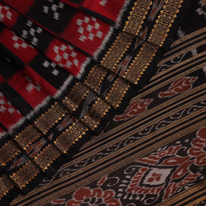 Sambalpuri Handloom Silk Saree - Luxurious Pata