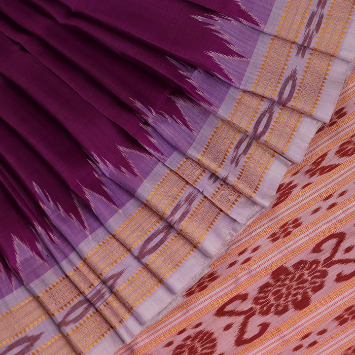 Sambalpuri Handloom Silk Saree - Luxurious Pata