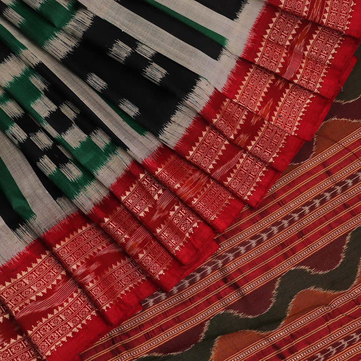 Sambalpuri Handloom Silk Saree - Luxurious Pata