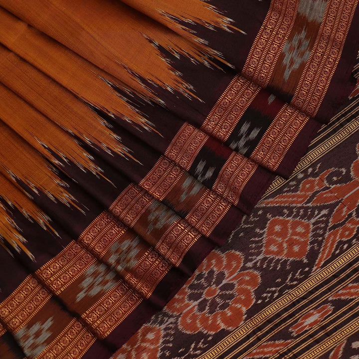 Sambalpuri Handloom Silk Saree - Luxurious Pata