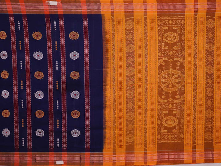 Handloom Bomkai Cotton Ikat Saree