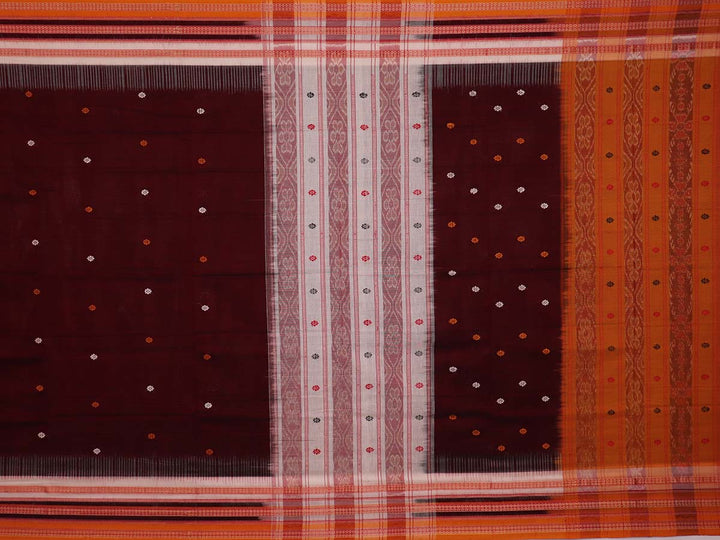 Handloom Bomkai Cotton Ikat Saree