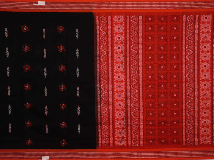 Handloom Bomkai Cotton Ikat Saree