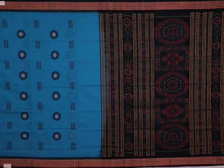 Handloom Bomkai Cotton Ikat Saree