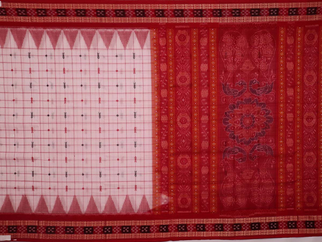 Handloom Sambalpuri Cotton Ikkat  Saree