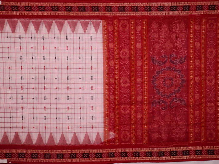 Handloom Sambalpuri Cotton Ikkat  Saree