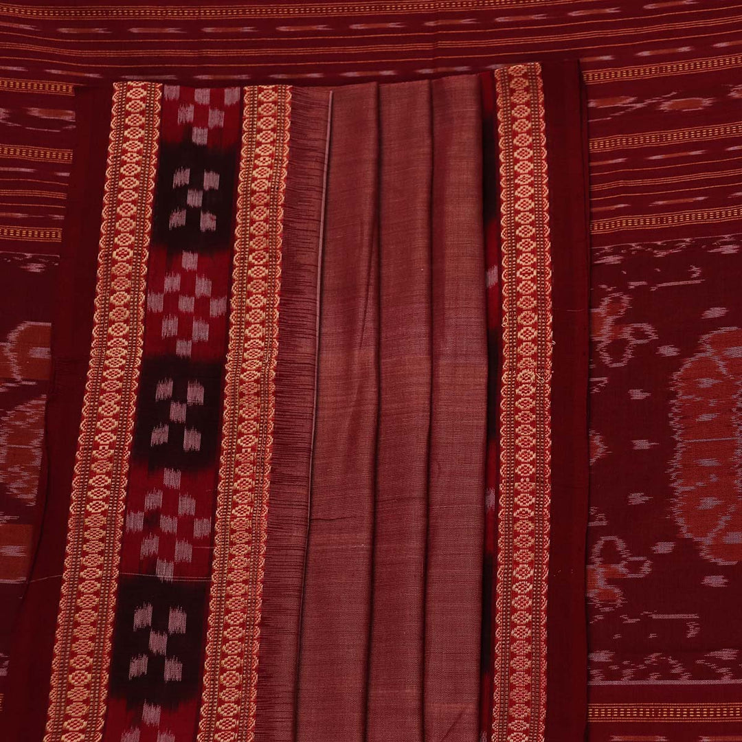 Handloom Sambalpuri Cotton Ikkat  Saree