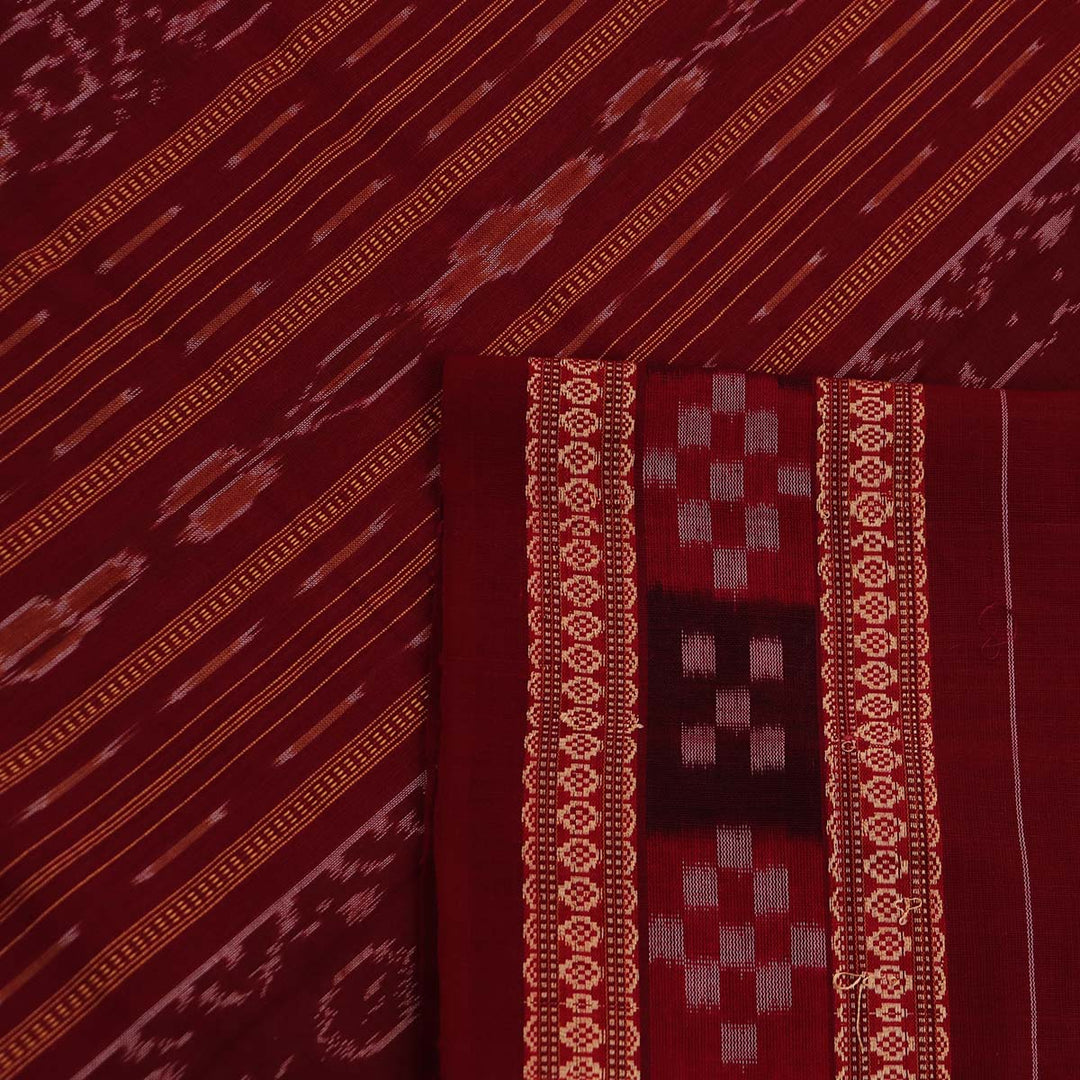 Handloom Sambalpuri Cotton Ikkat  Saree