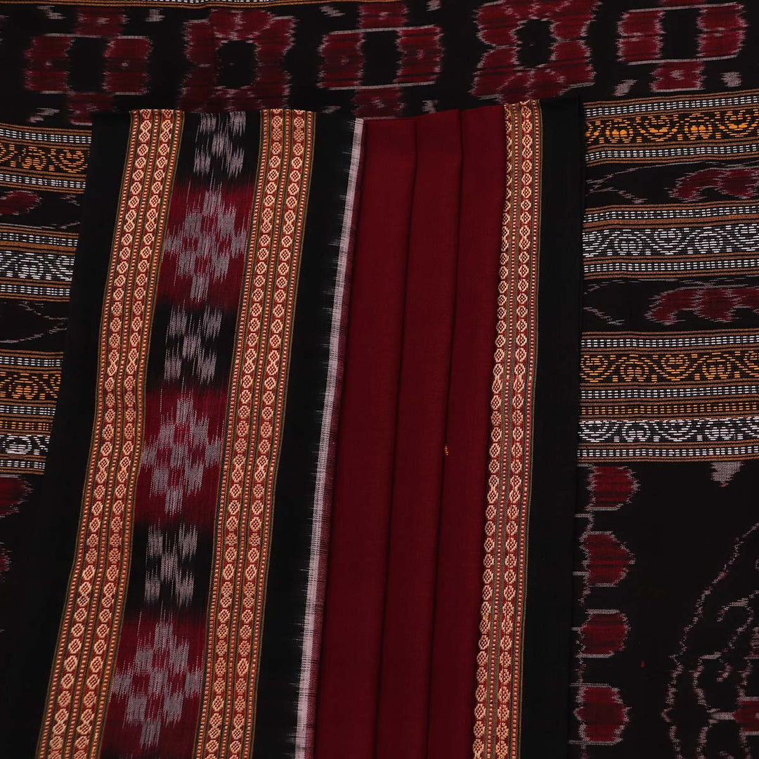 Handloom Sambalpuri Cotton Ikkat  Saree
