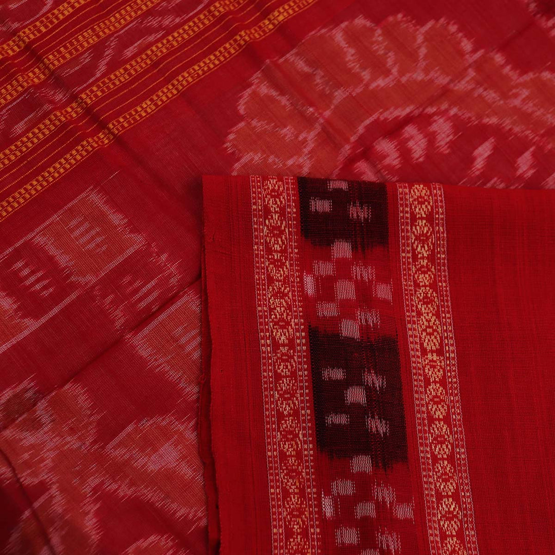 Handloom Sambalpuri Cotton Ikkat  Saree