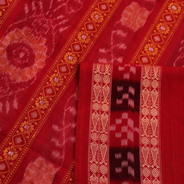 Handloom Sambalpuri Cotton Ikkat  Saree