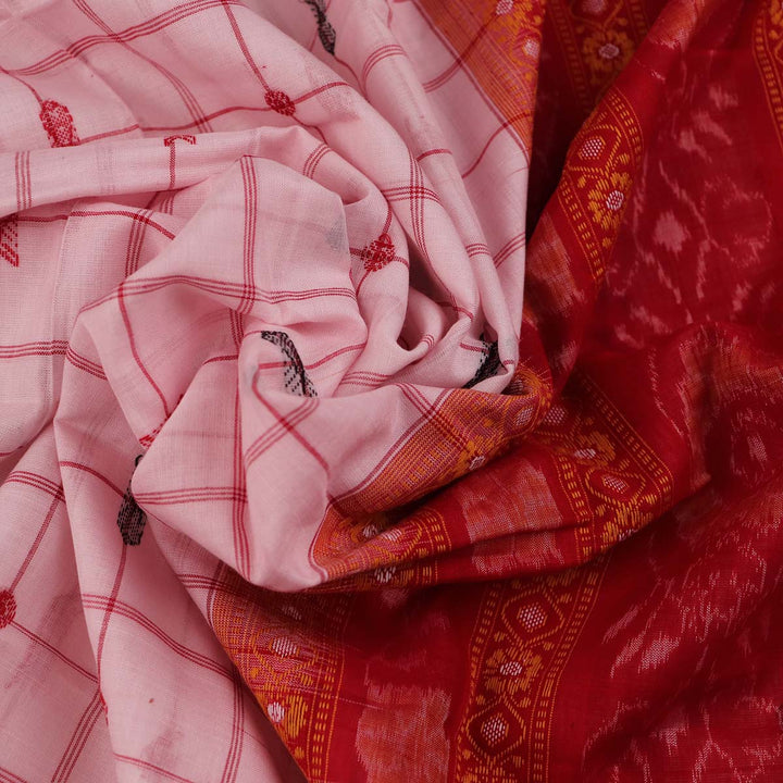 Handloom Sambalpuri Cotton Ikkat  Saree