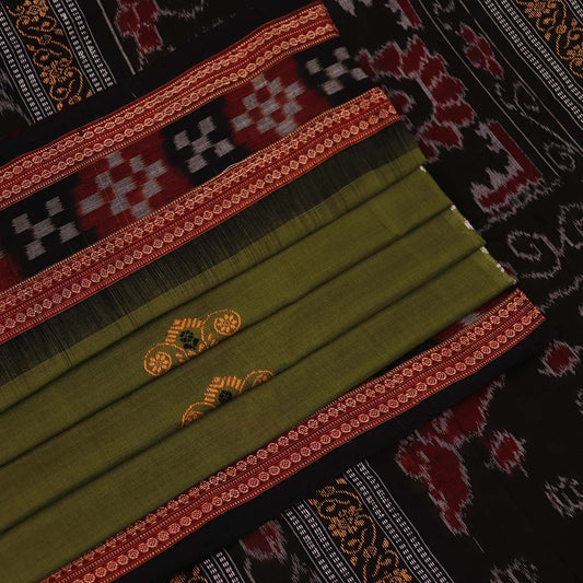 Handloom Sambalpuri Cotton Ikkat Saree
