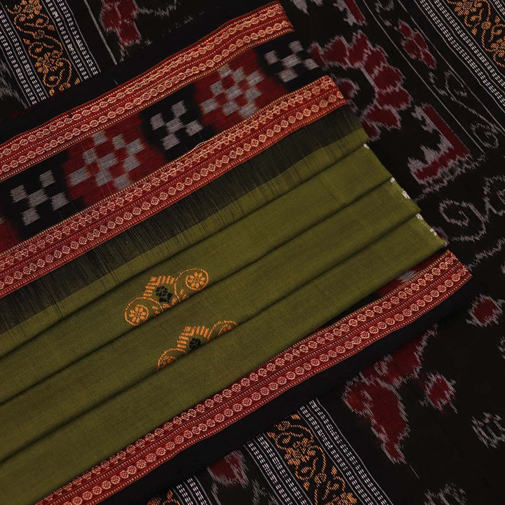 Handloom Sambalpuri Cotton Ikkat  Saree
