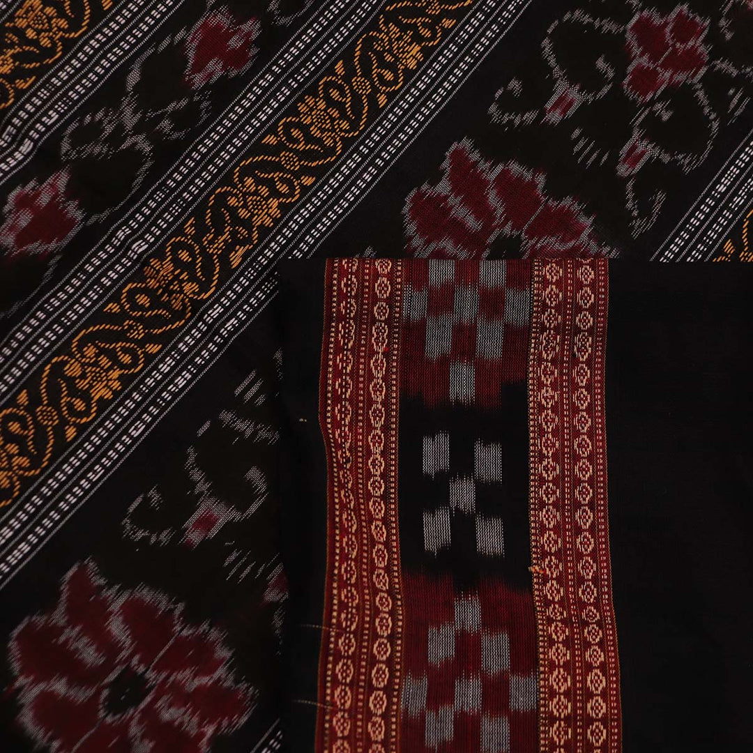 Handloom Sambalpuri Cotton Ikkat  Saree