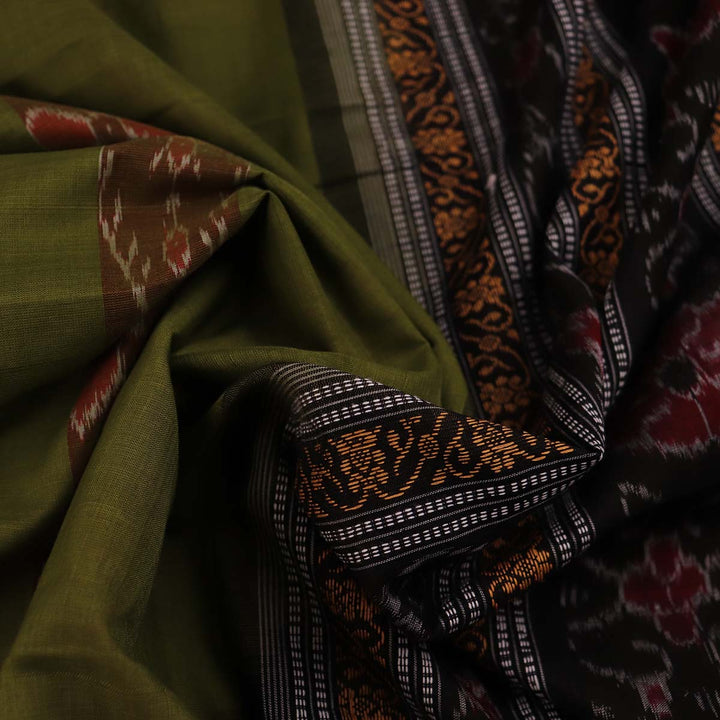 Handloom Sambalpuri Cotton Ikkat  Saree