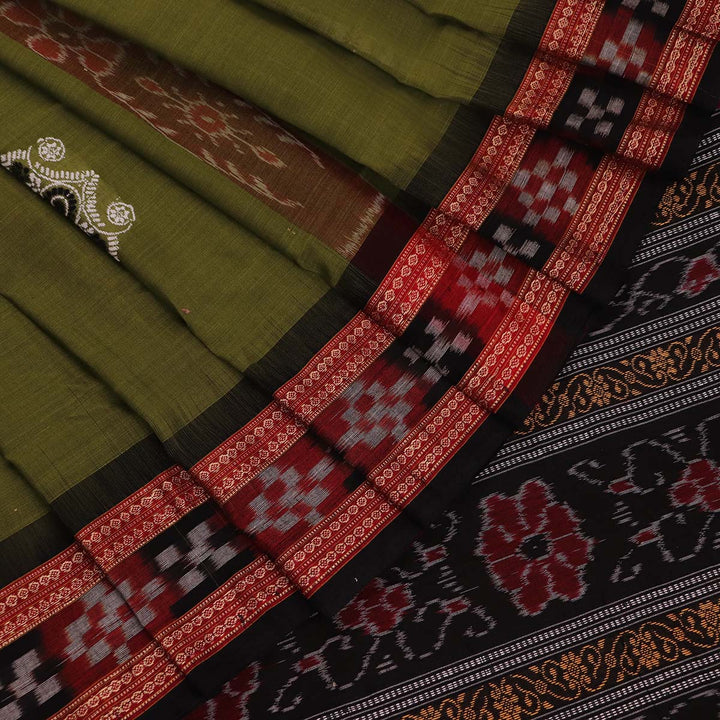 Handloom Sambalpuri Cotton Ikkat  Saree