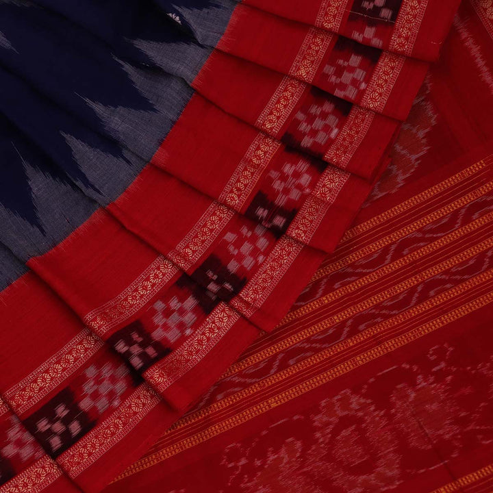 Handloom Sambalpuri Cotton Ikkat  Saree