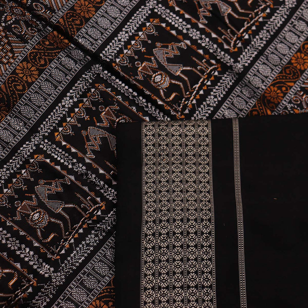 Handloom Silk Bomkai Saree