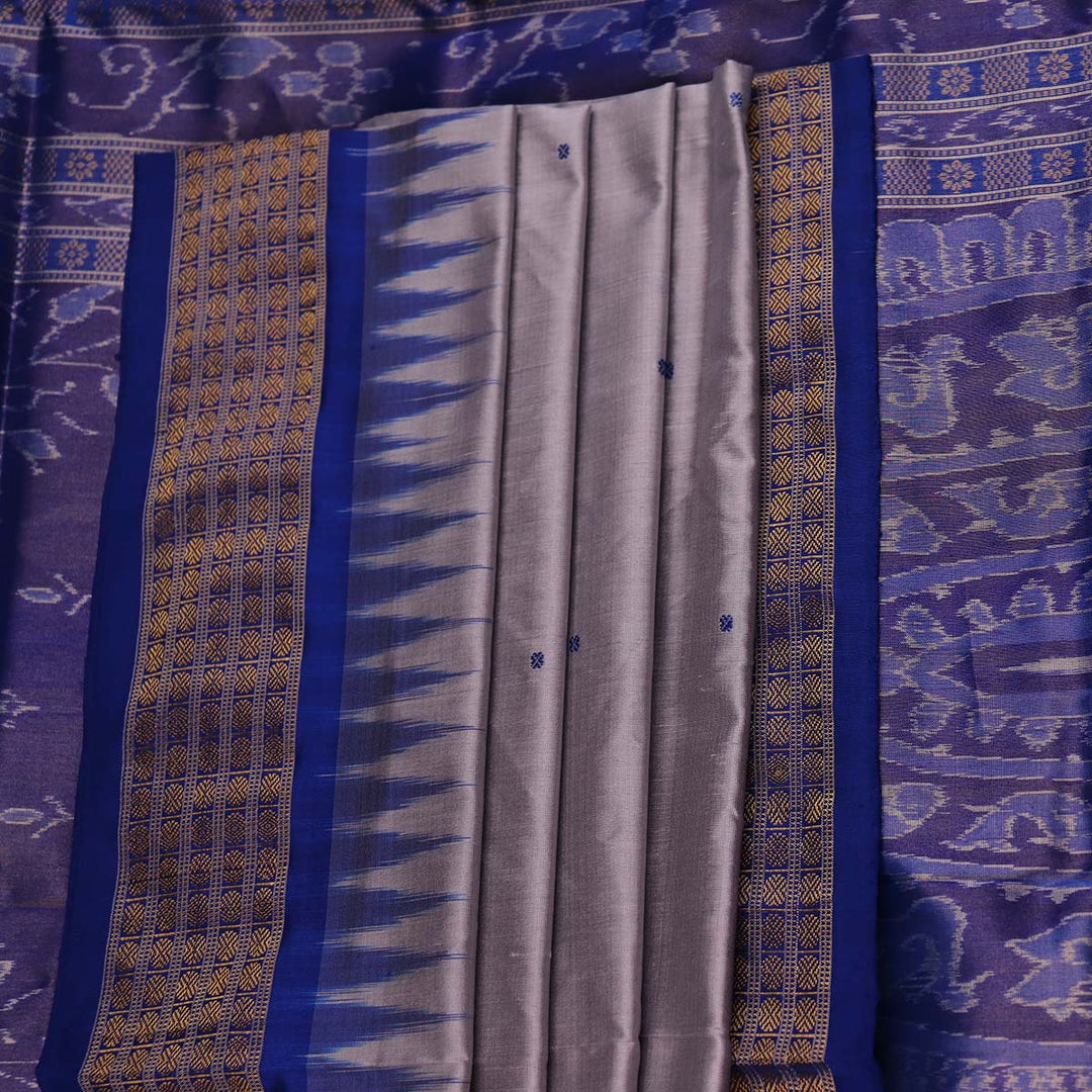 Handloom Sambalpuri Tissue Silk Saree