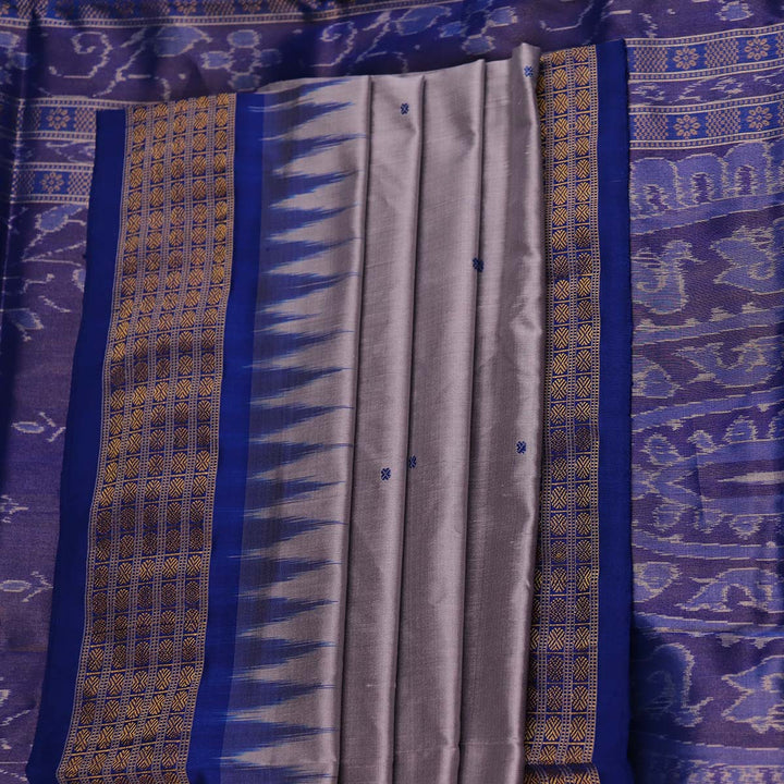 Handloom Sambalpuri Tissue Silk Saree
