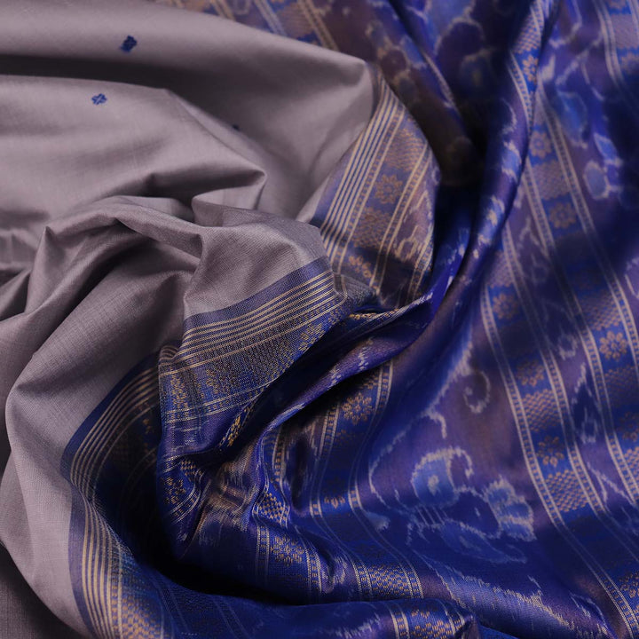 Handloom Sambalpuri Tissue Silk Saree