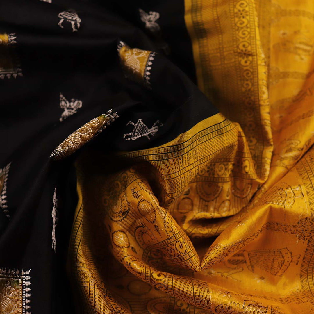 Handloom Silk Bomkai Saree