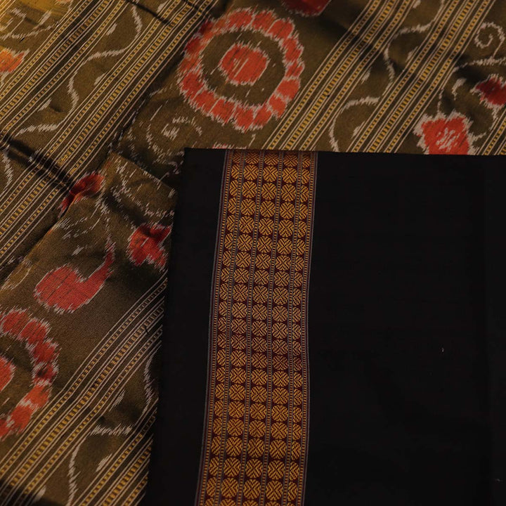 Handloom Sambalpuri Tissue Silk Saree