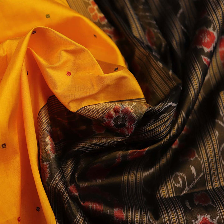 Handloom Sambalpuri Tissue Silk Saree