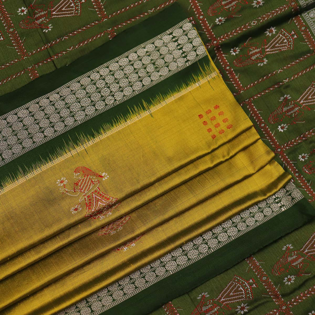 Handloom Silk Bomkai Saree