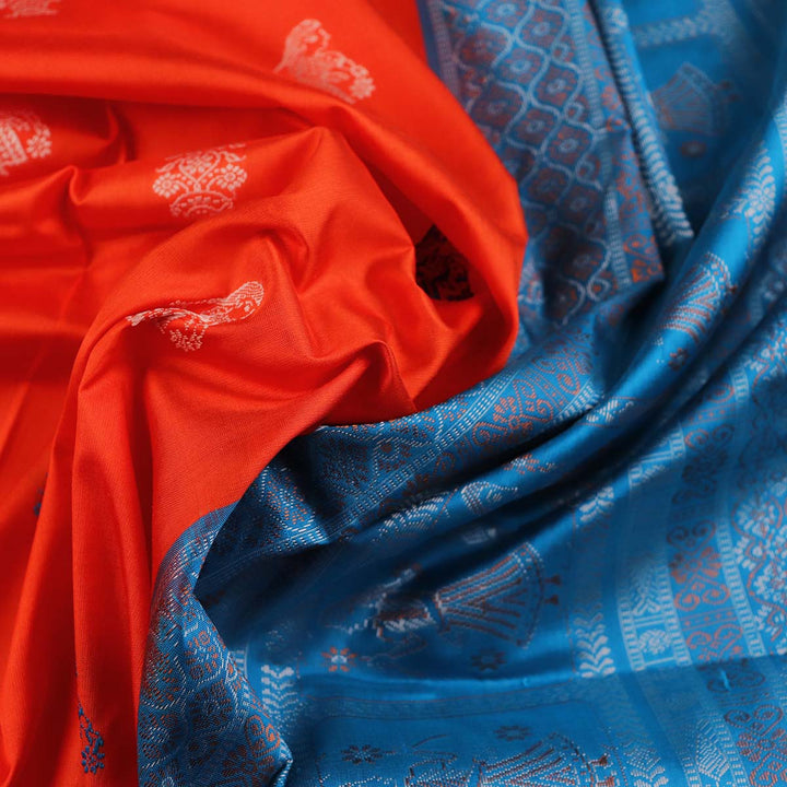 Handloom Silk Bomkai Saree