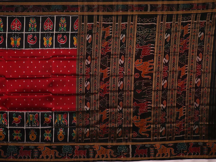 Handloom Khandua Silk Ikat Saree